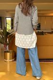 Made in Italy Conrad Body Skim Knit Jumper Mid Grey Marl 